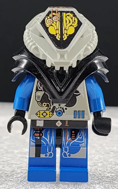 LEGO Commander X Blue Officer UFO Zotaxian Alien Space Minifigure
