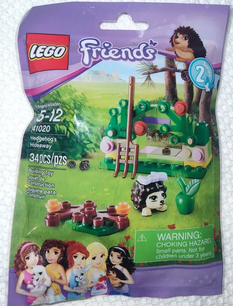 LEGO Friends Hedgehog's Hideaway #41020 New Sealed 34 Pieces Set