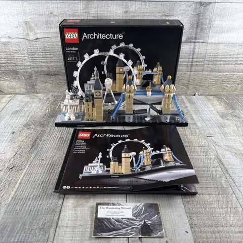 LEGO® Architecture 21034 London Great Britain 100% Complete W/Instructions & Box