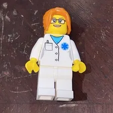 LEGO City Minifigure twn344 40358 Doctor Female