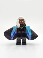 ​LEGO Marvel X-Men Storm Minifigure Black Suit sh0116 Authentic + Accessories