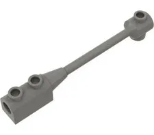 Lego 30359 Dark Gray BAR 1 x 8 w/Brick 1x2 Curved Top End Axle Holder SW 4502 M1