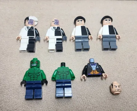 Lego Batman Two Face Killer Croc Henchman 2006 Minifigure Lot