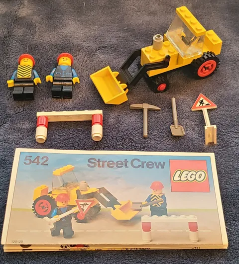 Lego 542 - Street Crew - Classic Town Construction Complete With Instructions