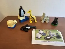 Retired 1995 LEGO Duplo Town Zoo-2659-Baby Animals-Complete w/o box & manual