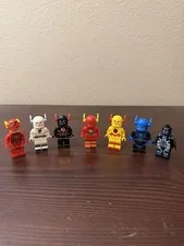 LEGO FLASH Custom Minifigure Lot 2006 Style Lot of 7