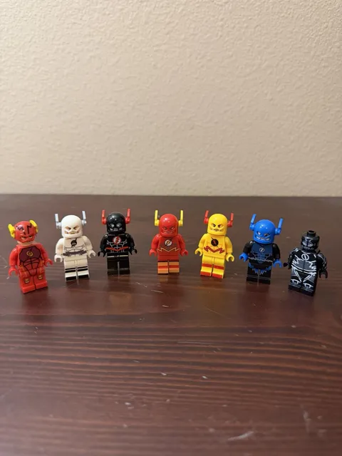 LEGO FLASH Custom Minifigure Lot 2006 Style Lot of 7