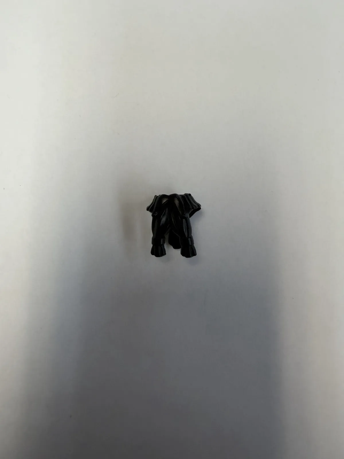 Lego Minifig Hair Male Long Black BEARD Tied with Hair in Back Dwarf