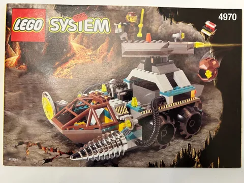 LEGO Rock Raiders: The Chrome Crusher (4970) W/ WORKING LASER! 100% Complete!