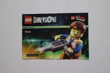 LEGO® DIMENSIONS™ 71212 The LEGO® Movie Emmet Fun Pack Instruction Manual Only!