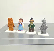 LEGO Minifigures Wizard of Oz Lot of 4 Dorothy/Scarecrow/Tin Man/Lion