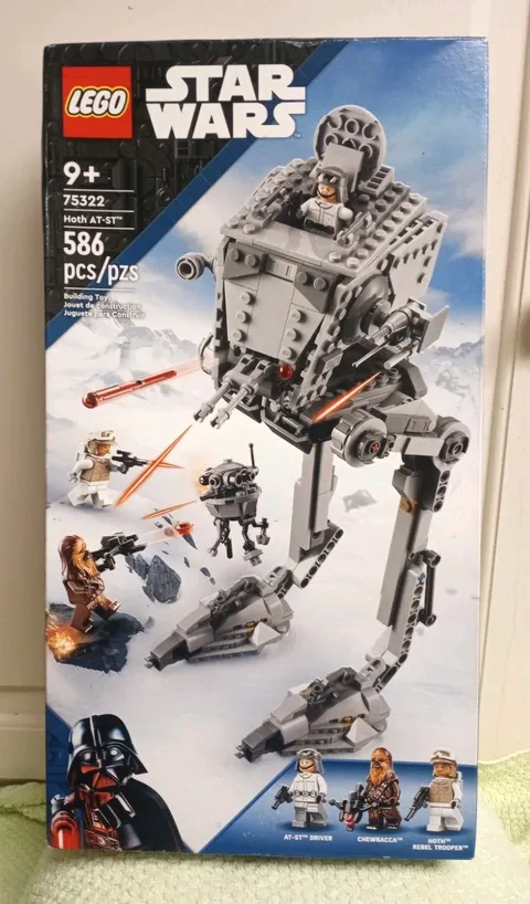 LEGO Star Wars Hoth AT-ST (75322) 586 Pcs ~New Sealed Retired Set