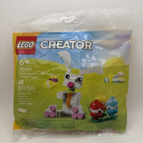 new LEGO Creator Easter Bunny with Colorful Eggs (30668) Sealed Polybag Retired