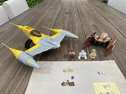 LEGO Star Wars Naboo N-1 Starfighter With Vulture Droid 7660 Rare Complete