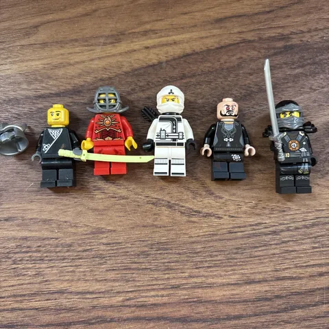 LEGO Ninjago Ninja China Minifigures And Parts Used Lot