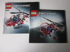 Lego Technic Building Instructions Instruction 8065 Part 1 and 2 Part 1 and 2