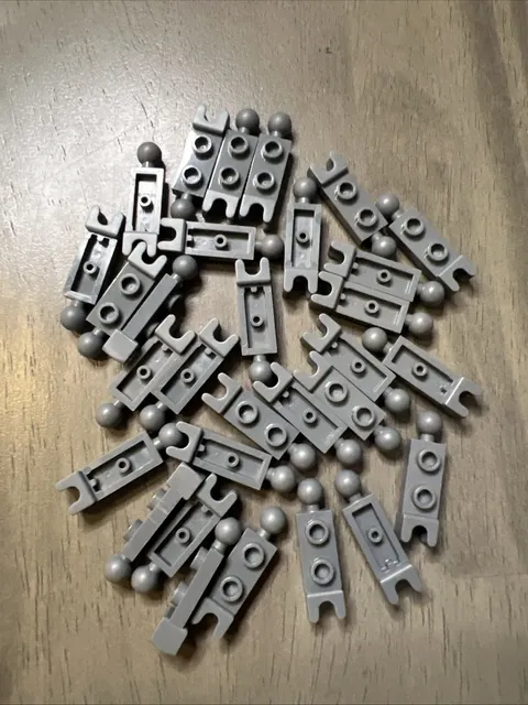 LEGO 14419 Dark Bluish Gray Plate Modified 1x2 Tow Ball & Socket x30