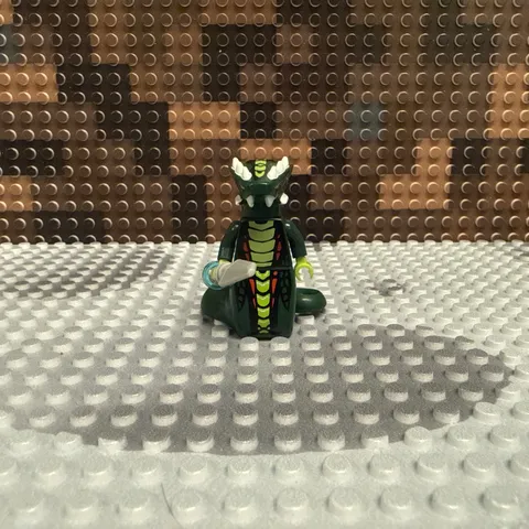 LEGO® Acidicus Minifigure Ninjago Rise of the Snakes Green Snake RARE NEW
