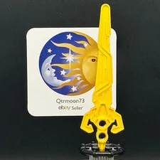 LEGO Brand KNIGHTS KINGDOM Large Figure RASCUS Weapon PART ~47463~ YELLOW x1