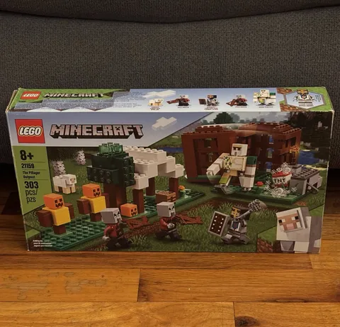 LEGO Minecraft 21159 The Pillager Outpost set W/manual *READ DESCRIPTION*
