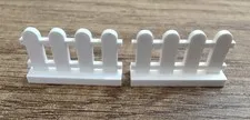 Lego Parts 33303 (2pcs) Fence 1x4x2 Paled Picket White