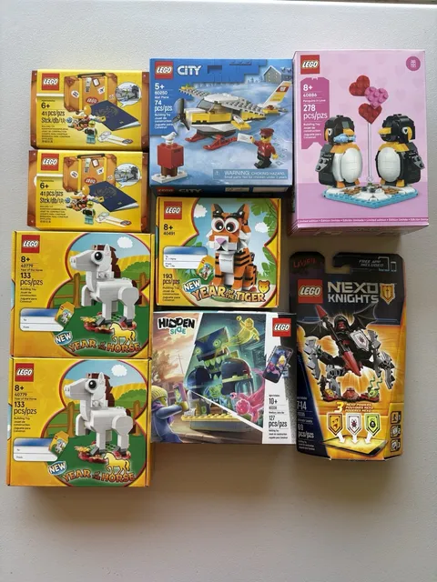 LEGO Gift W/ Purchase Lot Of 9 (70335 40336 40491 40886 60250 5004932 40779)
