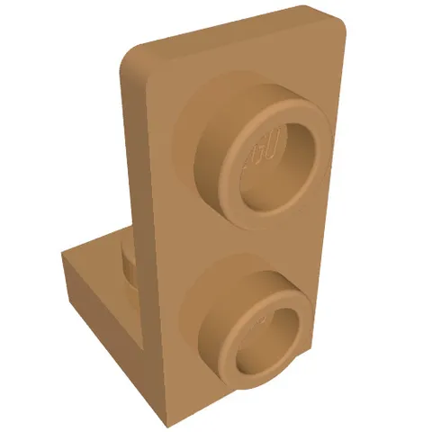 10x LEGO® Part 73825 - Bracket 1 x 1 - 1 x 2 Inverted