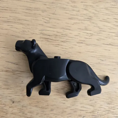 LEGO Black Panther Minifigure City Jungle 60159 Animal Cat Green Eyes