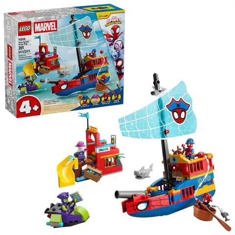 🏴‍☠️ LEGO Marvel Spidey Team Spidey Pirate Ship 11208 Building Set – Free Ship