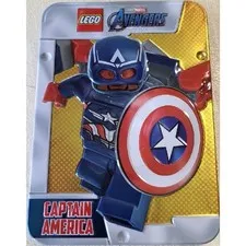 Lego Marvel Captain America metal box (Rectangular) 242506