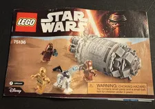 LEGO Star Wars Droid Escape Pod 75136 Instruction Manual Booklet