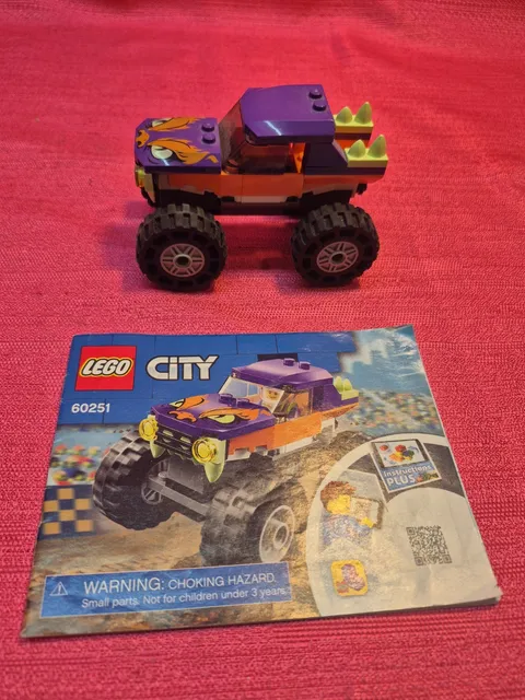 LEGO City 60251 Monster Truck Vehicle w Instructions NO Minifig