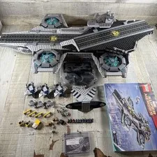 LEGO 76042 Marvel Super Heroes The SHIELD Helicarrier 100% Complete Missing Figs