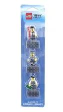2011 New Sealed Lego City Burglars Magnets Set 853092 4623810 Creased Pack I470