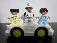 Lego Duplo 10969 Fire Truck Base Fireman Fire Fighter Cat Boy Girl Mixed Lot