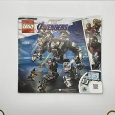 Lego Marvel Avengers Instruction Book # 76124 - Manual Only - No Figures