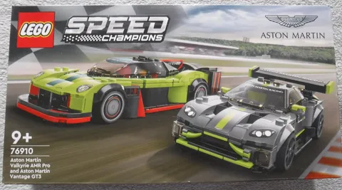 Lego Speed Champions 76910 Aston Martin Valkyrie AMR Pro & Vantage GT3 New