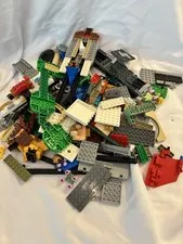 LEGO Bulk Bricks and Parts Lot Mixed Colors Specialized Pieces 1.55 Pounds Loose