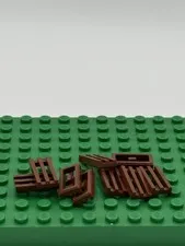Lego Grill Grate Plates 1x2 Brown Replacement Part #2412 Lot of 9 #2412b 1719
