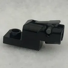 LEGO 15403c01 Black Projectile Launcher, 1 x 2 Mini Blaster / Shooter (x1)