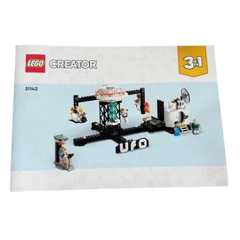 LEGOss Instruction Manual Creator 31142 Space Roller Coaster UFO Build Booklet
