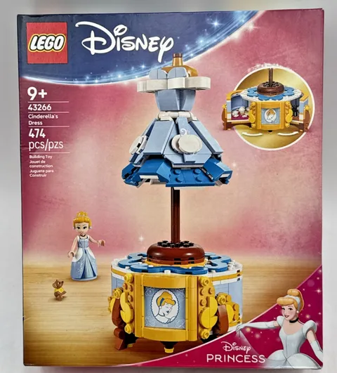 LEGO DISNEY CINDERELLA'S DRESS 43266 BRAND NEW FACTORY SEALED