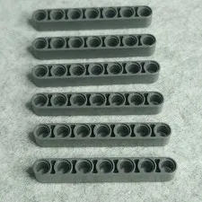 LEGO 32524 Technic Liftarm Thick 1 x 7 Dark Bluish Gray x6 Genuine