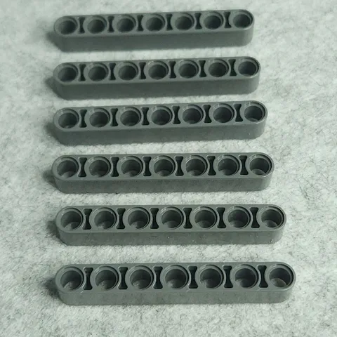 LEGO 32524 Technic Liftarm Thick 1 x 7 Dark Bluish Gray x6 Genuine