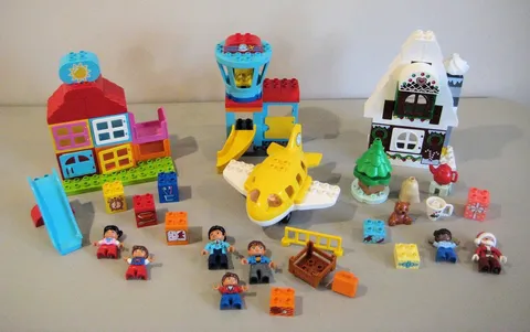 Lego Duplo 10976 Gingerbread House 10616 Playhouse 10871 Airport L@@K