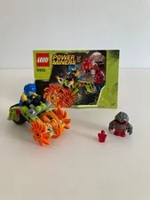 LEGO 8956 Power Miners Stone Chopper COMPLETE w/ Minifigures and Manual.  NO BOX