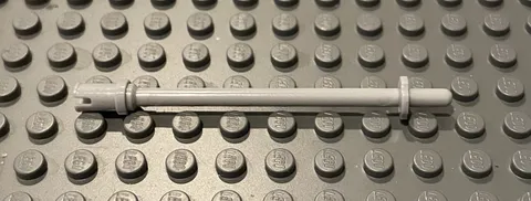 LEGO Part 2714a Light Bluish Gray  8 Long Bar with pin and Rounded End