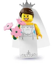 LEGO Bride Minifigure 8831 Series 7 New Sealed