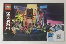Lego 71708 NINJAGO Gamer's Market Instruction Manual Book Only - No Bricks