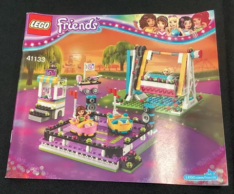 Lego Friends Instruction Manual Set 41133 Amusement Park Bumper Cars 2016 Olivia